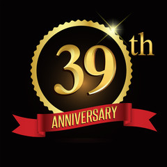 39th golden anniversary logo