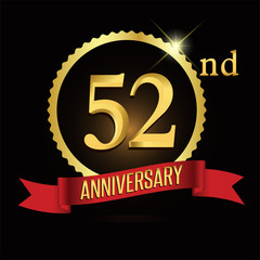 52nd golden anniversary logo