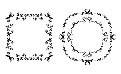 calligraphic design elements