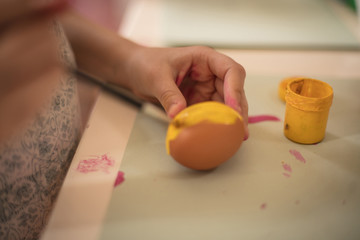 Easter eggs like the sun for a little Easter bunny.