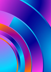 Abstract vector background with lines. Vector illustration. Vibrant colors