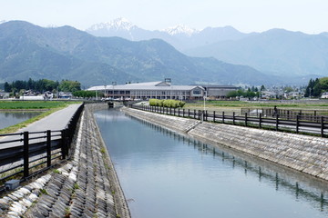 Azumino, water canal