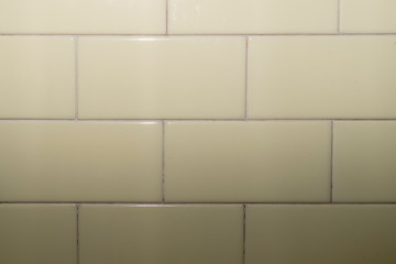 ivory white old ceramic tile wall