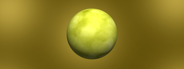 yellow ball on colorful  background