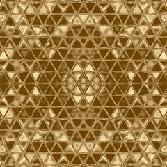 Gold mosaic abstract element and kaleidoscope backdrop,  trend.