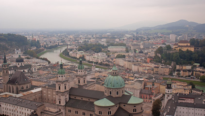 Fototapeta na wymiar Salzburg, Austria, city view