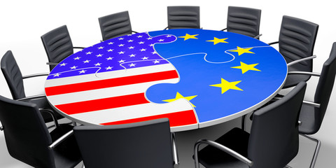 USA und Europa am Verhandlungstisch