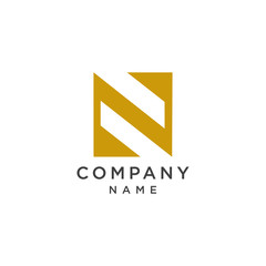Letter N mature logo template
