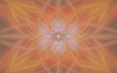 Fototapeta premium art illustration brown background pattern. futuristic design.