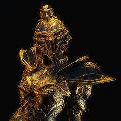 3D Illustration of a Fantasy Woman