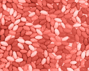 Multi colored candies.