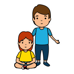 father with daughter characters