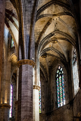 Fototapeta premium Basilique Sainte-Marie-de-la-mer de Barcelone