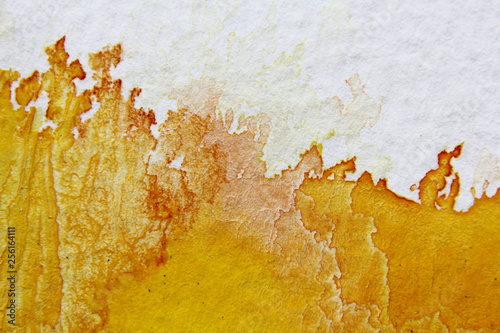 Yellow Watercolour Background