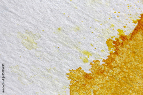 Yellow Watercolour Background