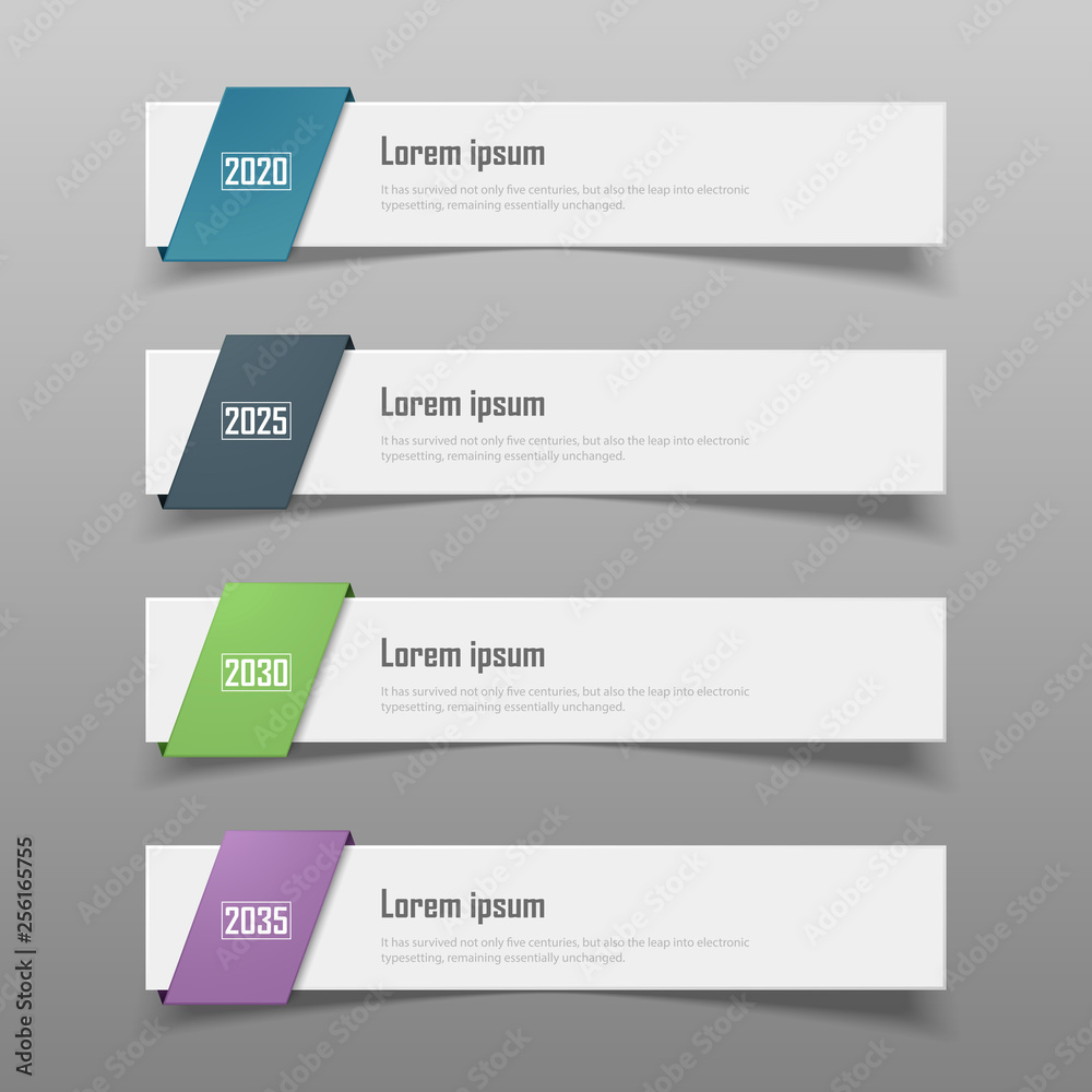 Wall mural abstract vector template design for copy space. you can use for infographic artwork, element design,