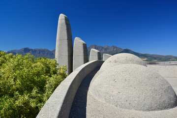 The Afrikaans Language Monument, near Paarl, in the Western Cape Province, South Africa