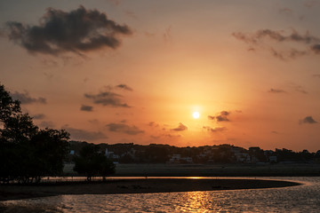 Naklejka premium sunrise over Africa to dream