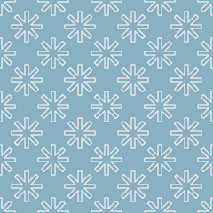Seamless snow flakes