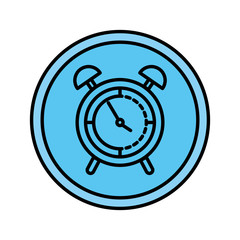 alarm clock isolated icon
