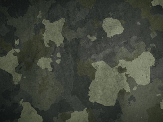 Dirty camouflage fabric texture