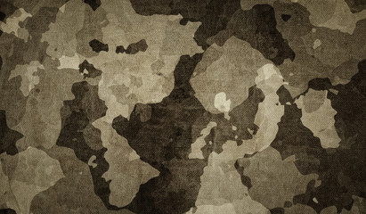 Dirty camouflage fabric texture for background © Cornflowerz