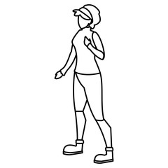 beautiful young woman character