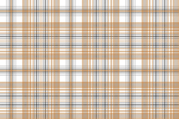 Gold and platinum color check plaid seamless pattern