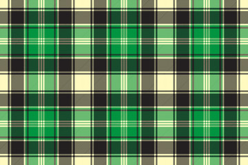 Green diagonal fabric texture tartan seamless pattern