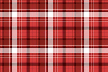 Red tartan fabric texture