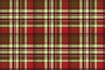 Classic red tartan diagonal seamless fabric texture