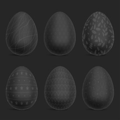 Black Easter Eggs Collection