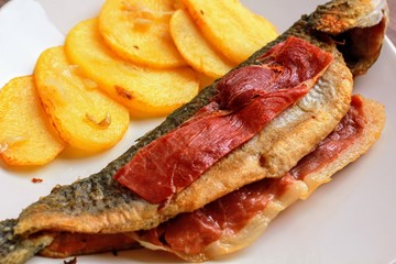 Lubina a la plancha