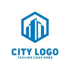 City Logo / Apartment Icon / Building Symbol Design Inspiration