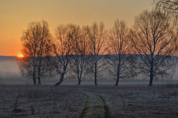 In the mountains of the southern Urals came a warm sunny spring.