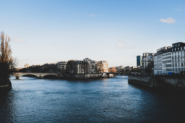 Obraz premium Fluss in Paris