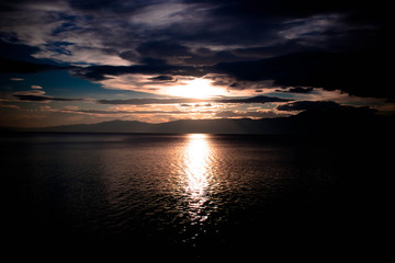 Amazing caption of sunset in Croatia