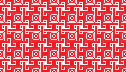 Traditional Romanian folk art knitted embroidery pattern