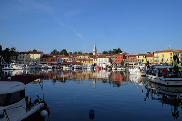 Fototapeta na wymiar Small idyllic city Novigrad located on the west coast of Istria peninsula, Croatia