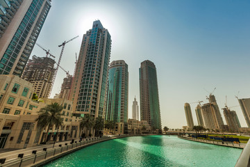 Fototapeta premium Hochhäuser in Dubai