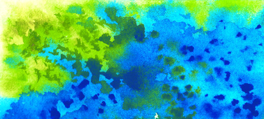 Obraz na płótnie Canvas Spotted green blue background