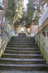 Old stairs in the Park