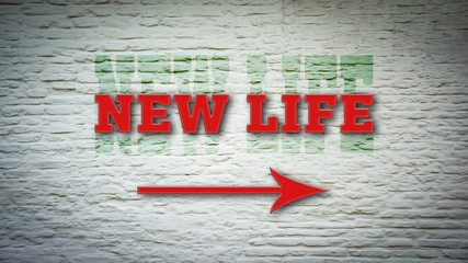 Sign 406 - NEW LIFE