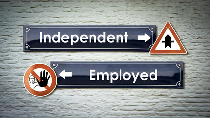 Sign 405 - Independent