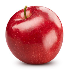 Red apple isolated on white