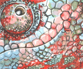 illustration by chameleon markers