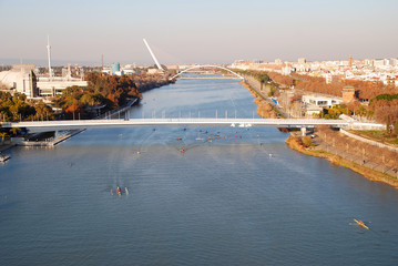 VISTA AÉREA DE LA CIUDAD DE SEVILLA