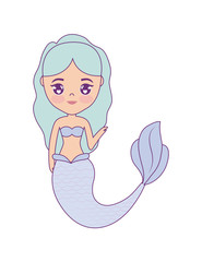 cute mermaid avatar character