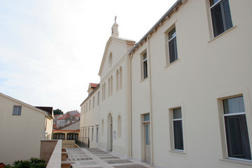 Fototapeta na wymiar Sanctuary of The Blessed Mary of Jesus Crucified Petkovic in Blato, Korcula island, Croatia