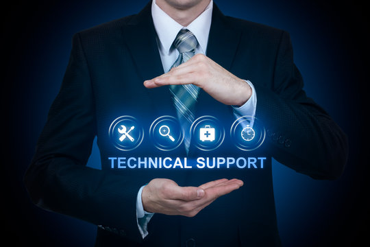 Technical Support Customer Service Business Technology Internet Concept.